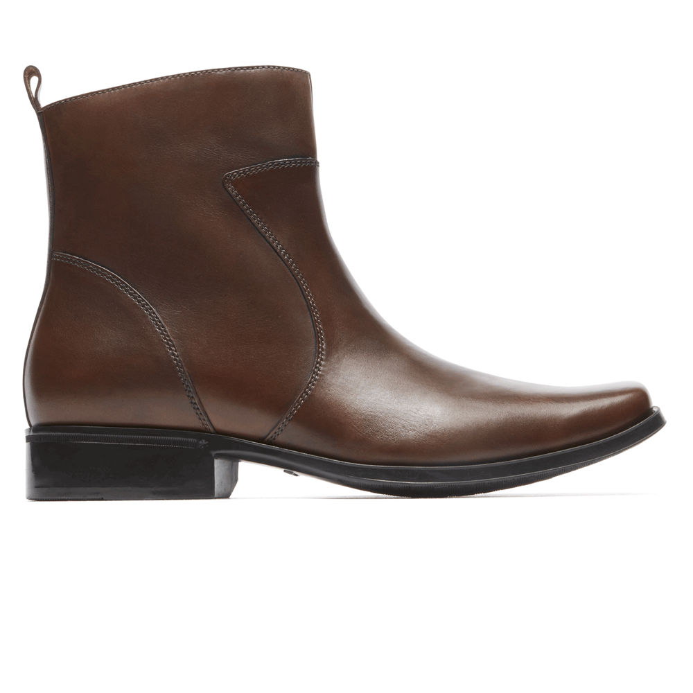 Rockport Singapore Mens Boots - High Trend Toloni Brown - XW1547692